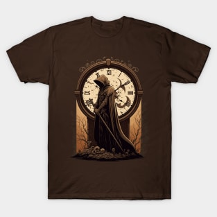 Time's Up: Steampunk Grim Reaper T-Shirt
